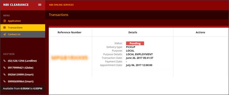 Step 9 - Print the NBI Online Application Form