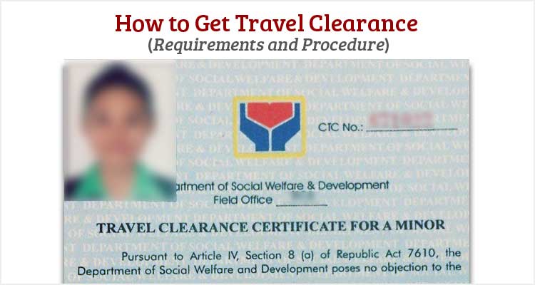 How to Get Travel Clearance