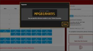 Step 7c - Reference Number - Philippine Clearances