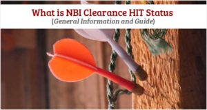 What is NBI Clearance HIT Status