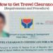 How to Get Travel Clearance